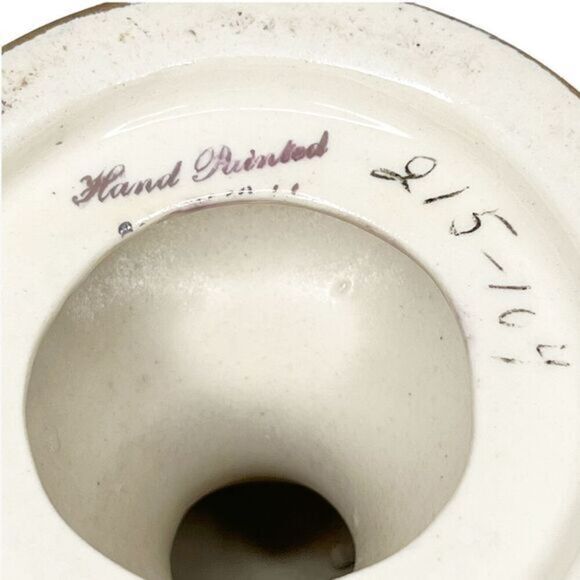 Osborne China Gold Footed Dish Compote Dish Scalloped Rim and Flared Base - Picture 9 of 9